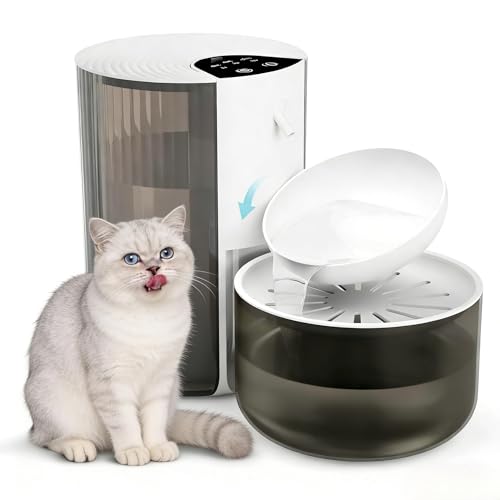 Wireless Cat Water Fountain Cordless No Filters