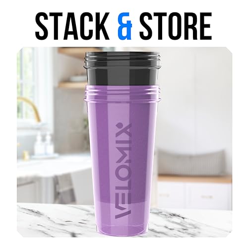 2 Pack 28oz Protein Shaker Bottle for Protein Mixes (2 Count)