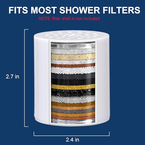 4 Pack 20 Stage Shower Filter Replacement Cartridge
