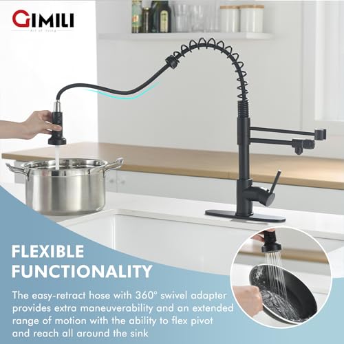 Drinking Water Faucet 3 in 1 Filter Kitchen Faucet Matte Black