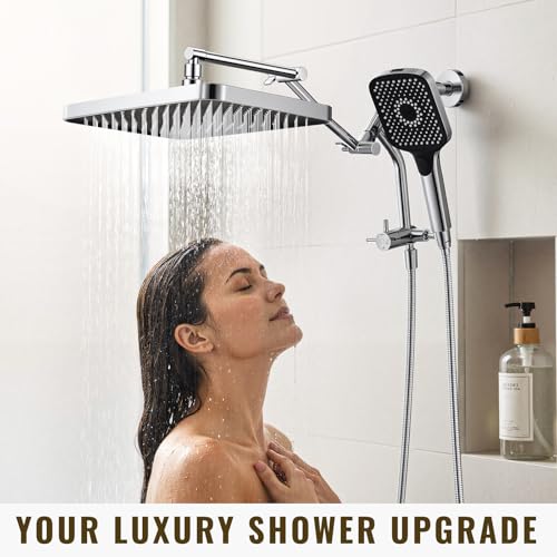 13 Inch Rain Shower Head with Handheld Combo
