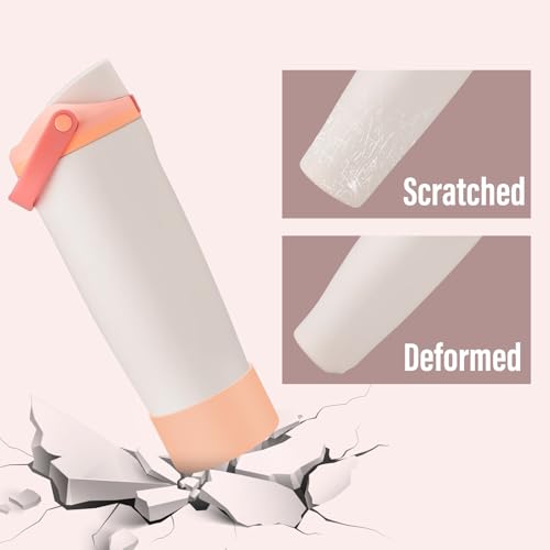 2PCS Silicone Boot for Owala Water Bottle 30oz & 40oz FreeSip Sway & Tumblers (2 Count)