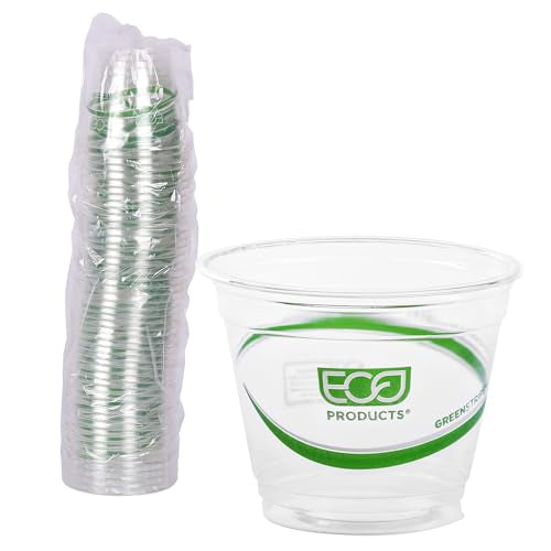 GreenStripe Clear Disposable Cold Cups (50 Count)