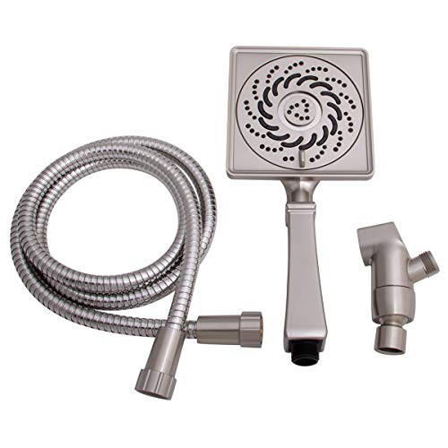 VS-5002-E15 Rainier Exhilaration High Pressure Hand Held Shower Head, 1.5 GPM, Polished Chrome