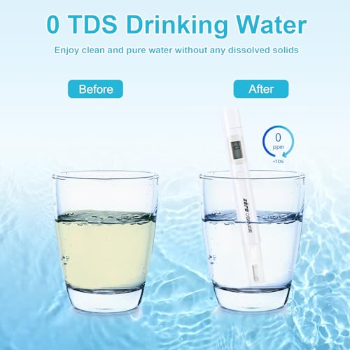 VIPHASES 6 Stage 0 TDS Water Filter Cartridge for Zero Pitchers (11.75 Count)