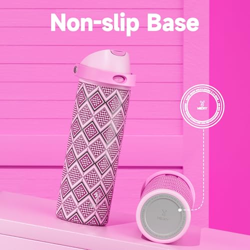 24 oz Insulated Water Bottle with Straw