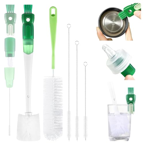 5Pcs Water Bottle Cleaner Brush Set 5 in 1 Cup Straw Cleaning Brush (5 Count)