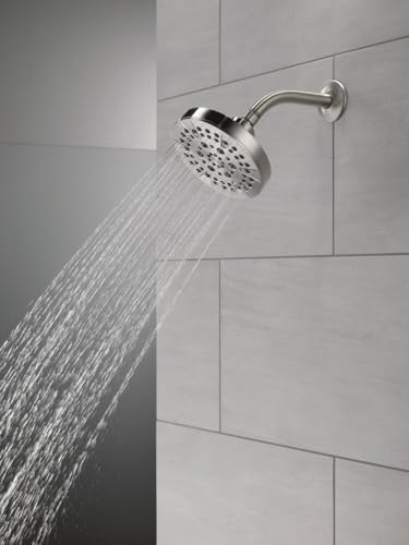6 Setting Chrome Shower Head with High Pressure Spray
