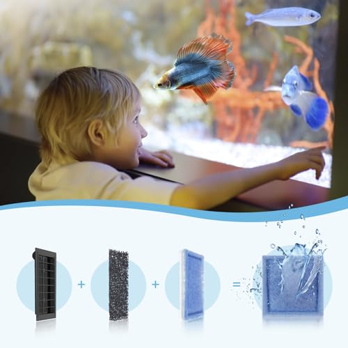 12 Pack Rite Size C Filter Cartridges Compatible with Marineland Penguin PRO Power Filters 275