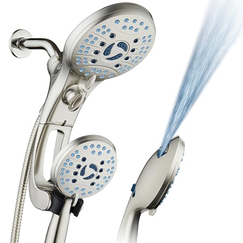 AquaCare 50 mode High Pressure Shower Head Combo with Arm & Dual Power Wash