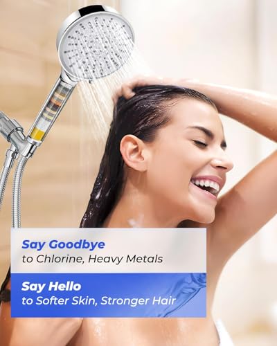4 Pack Shower Head Filter Replacement Compatible with Felso Handheld Shower Head (4 Count)