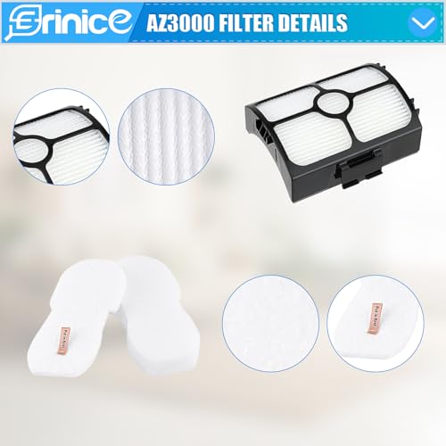 12 Pack HZ4002 Brush Roller Filter Replacement Part for Shark PowerDetect
