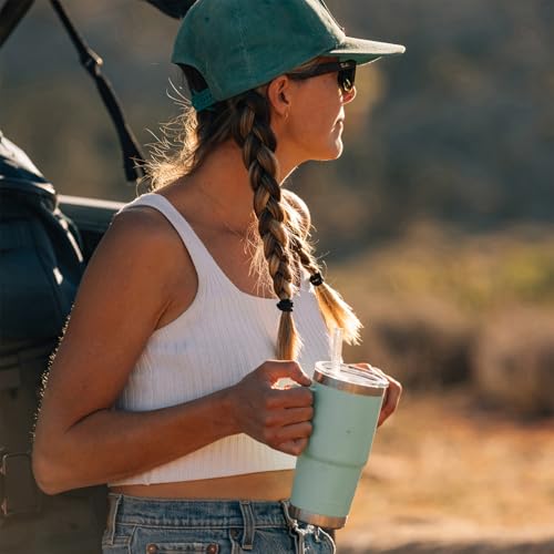 Rambler 25 oz Tumbler with Handle and Straw Lid