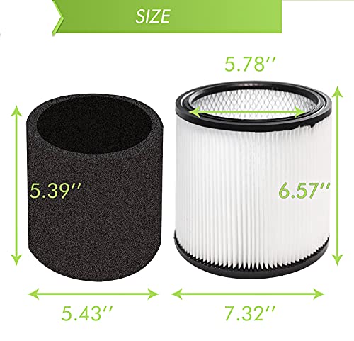 Replacement Filter Compatible with Shop (4 Count)