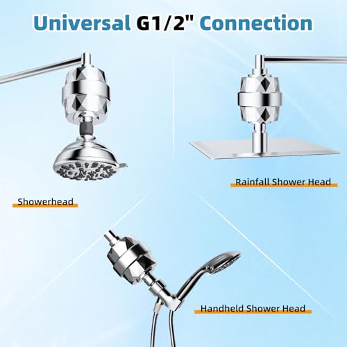 10" Metal Filtered Shower Head with 10