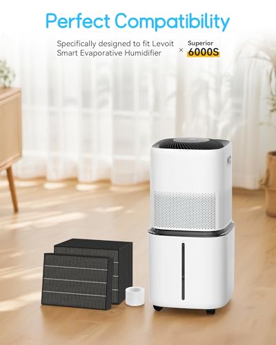 6000S Humidifier Filter Replacement for LEVOIT (16 Count)