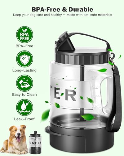 77oz Large Dog Water Bottle
