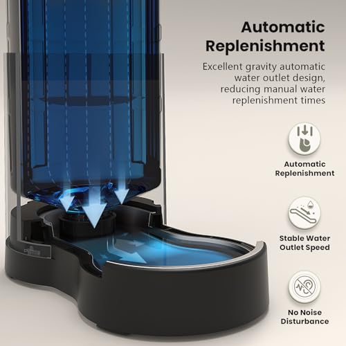 Elevated Dog Water Bowl Dispenser for Large Dogs