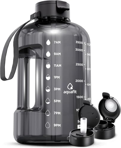 1 Gallon Water Bottle with Time Marker
