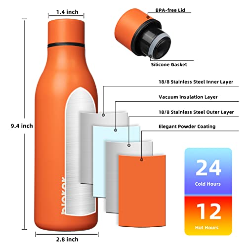 18oz Insulated Water Bottle