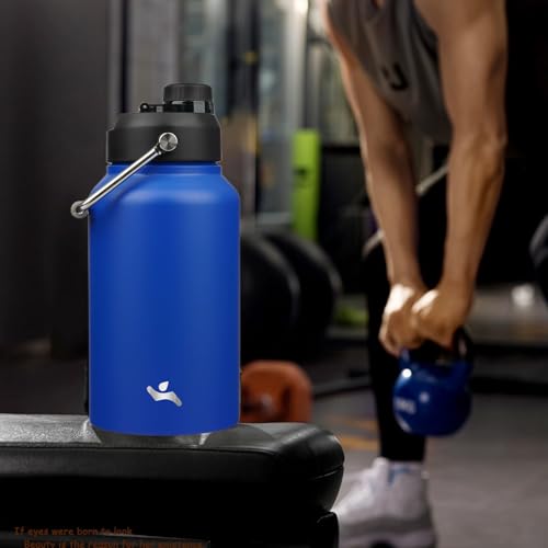 87 oz Insulated Stainless Steel Water Bottle Jug with Handle