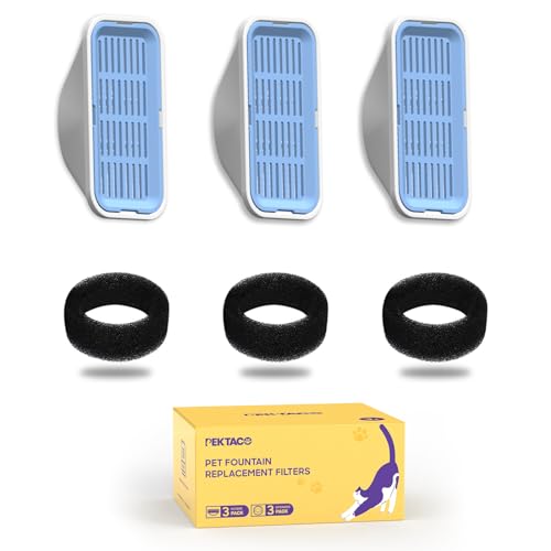 Cat Water Fountain Replacement Filters for 3.2L