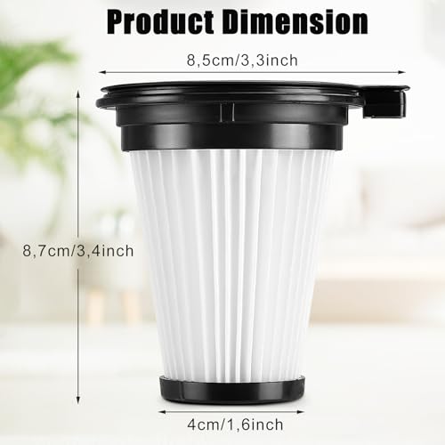 2Pcs HEPA Filters Replacement for Wyze Handheld Cordless Vacuum Cleaner Accessories Parts