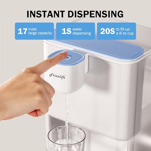 MD40 Electric Water Filter Dispenser with 4 Filters