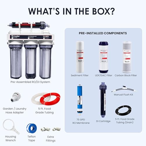 5 Stage Reverse Osmosis & Deionization