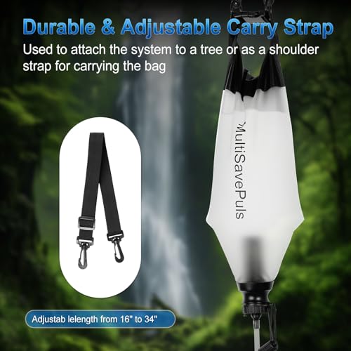 Gravity Water Filter Straw 3L