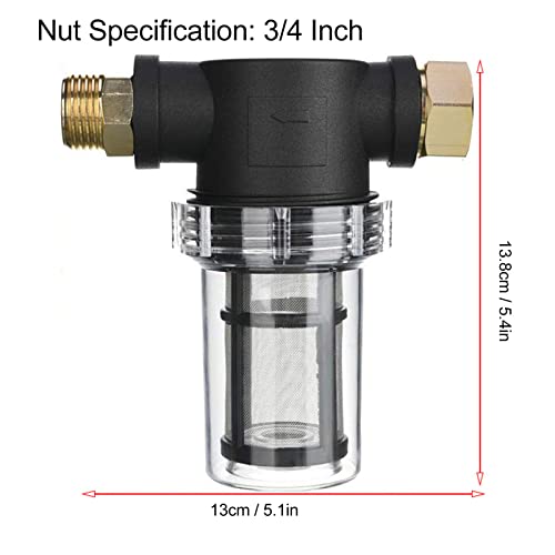 Sediment Filter for Pressure Washer Inlet