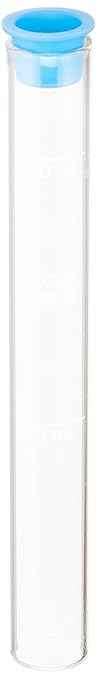 Lamotte 0898 Glass Test Tube with Cap, 5 mL and 10 mL Capacity