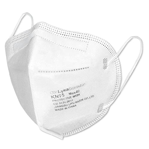 50 Pack White KN95 Face Masks for Adults and Kids (50 Count)