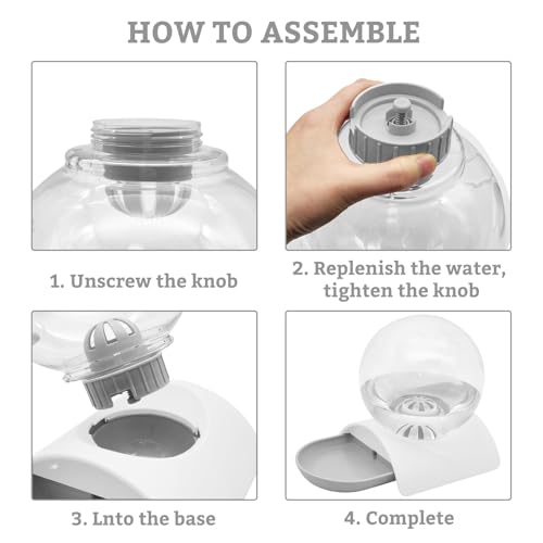 Automatic Water Dispenser for Dogs and Cats Pet Water Dispenser 2.8 Liter Pet Gravity Water Station Spill