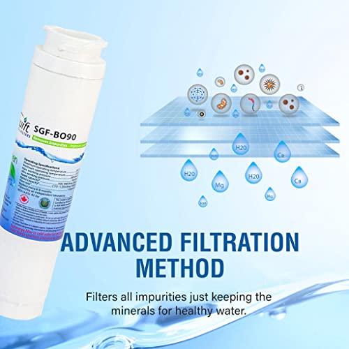 SGF BO90 Compatible Refrigerator Water Filter for 644845