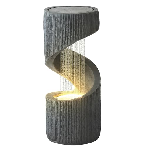 31.9" Outdoor Garden Water Fountain