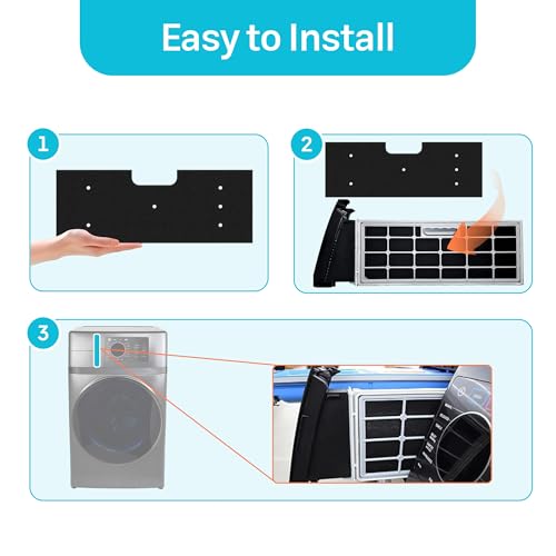 8 Pack WH01X35719 Lint Foam Filter for GE Profile Washer Dryer Combo