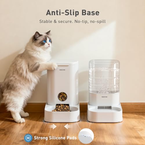 2 Pack Gravity Cat Feeder and Water Dispenser No (2015 Gram)