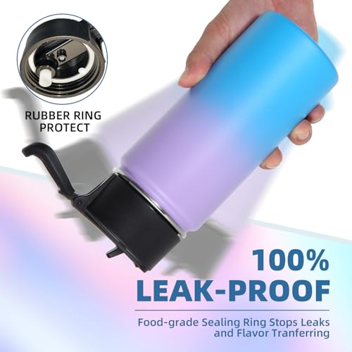 16 OZ Kids Water Bottle Bulk 2 Pack (2 Count)