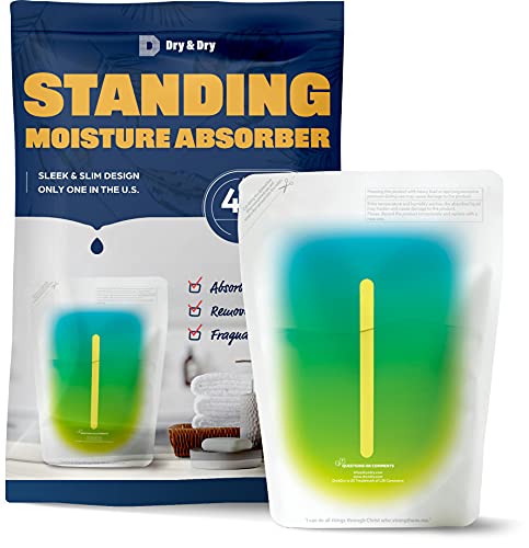 50 Packs Standing Moisture Absorbers to Control Excess Moisture for Basements