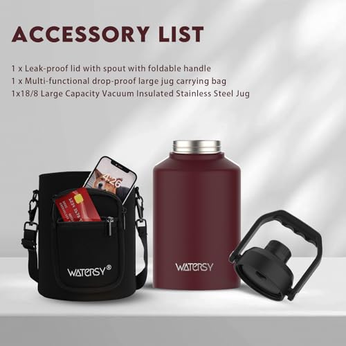 1 Gallon Water Bottle Insulated