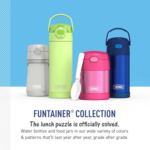 FUNTAINER Water Bottle with Straw