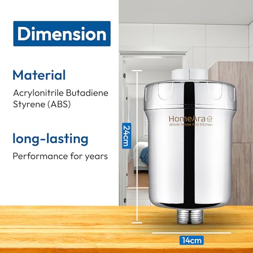 20 Stage Shower & Tap Water Filter for Hard Water Removes Chlorine