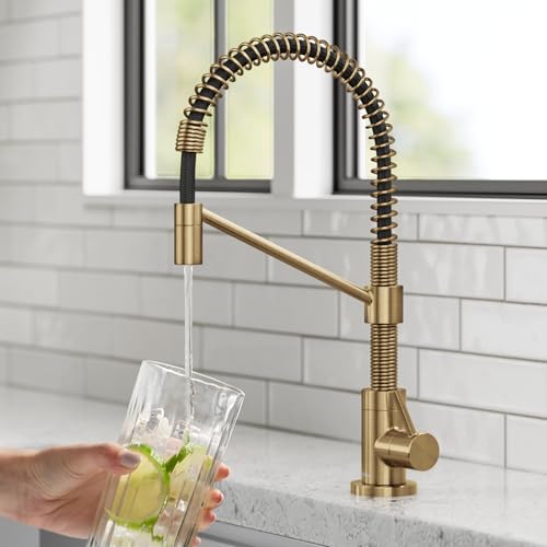 Bolden Single Handle Drinking Water Filter Faucet for Reverse Osmosis or Water Filtration System in Brushed Brass