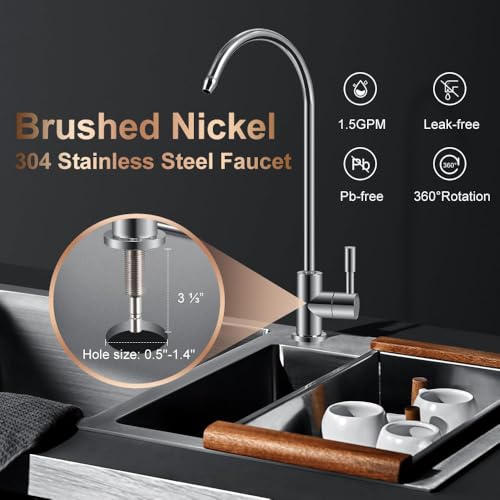Water Filter for Sink with Faucet