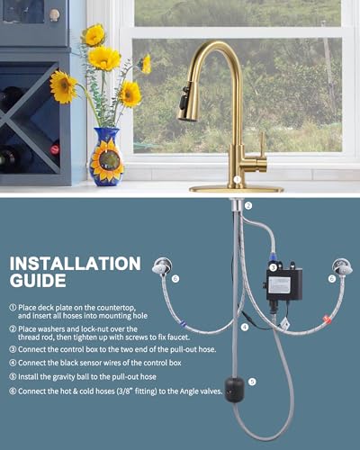 Touchless Kitchen Faucet Stainless Steel