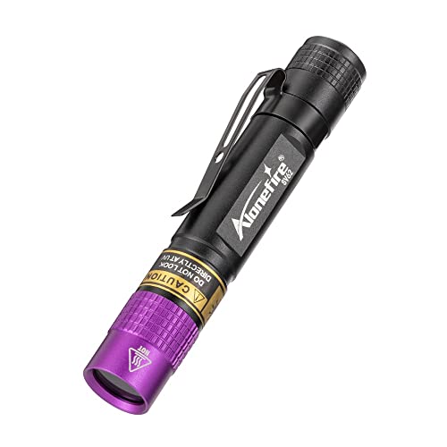 SV62 Mini 3W UV Flashlight 365nm Portable Ultraviolet Black Light Very Small EDC for Minerals