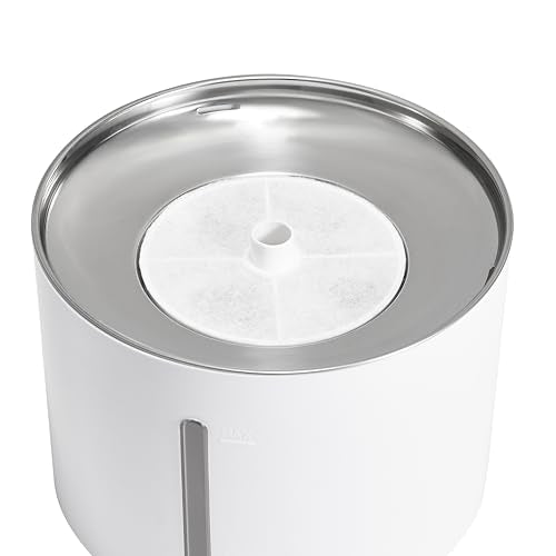 Large Capacity Pet Water Fountain with Stainless Steel Top
