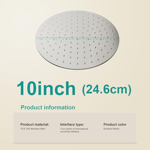 All Metal Rain Shower Head