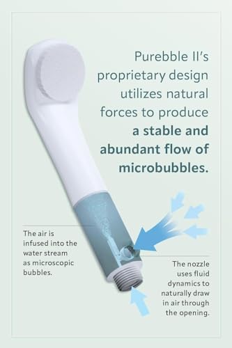 Purebble II Japanese Microbubble Shower Head